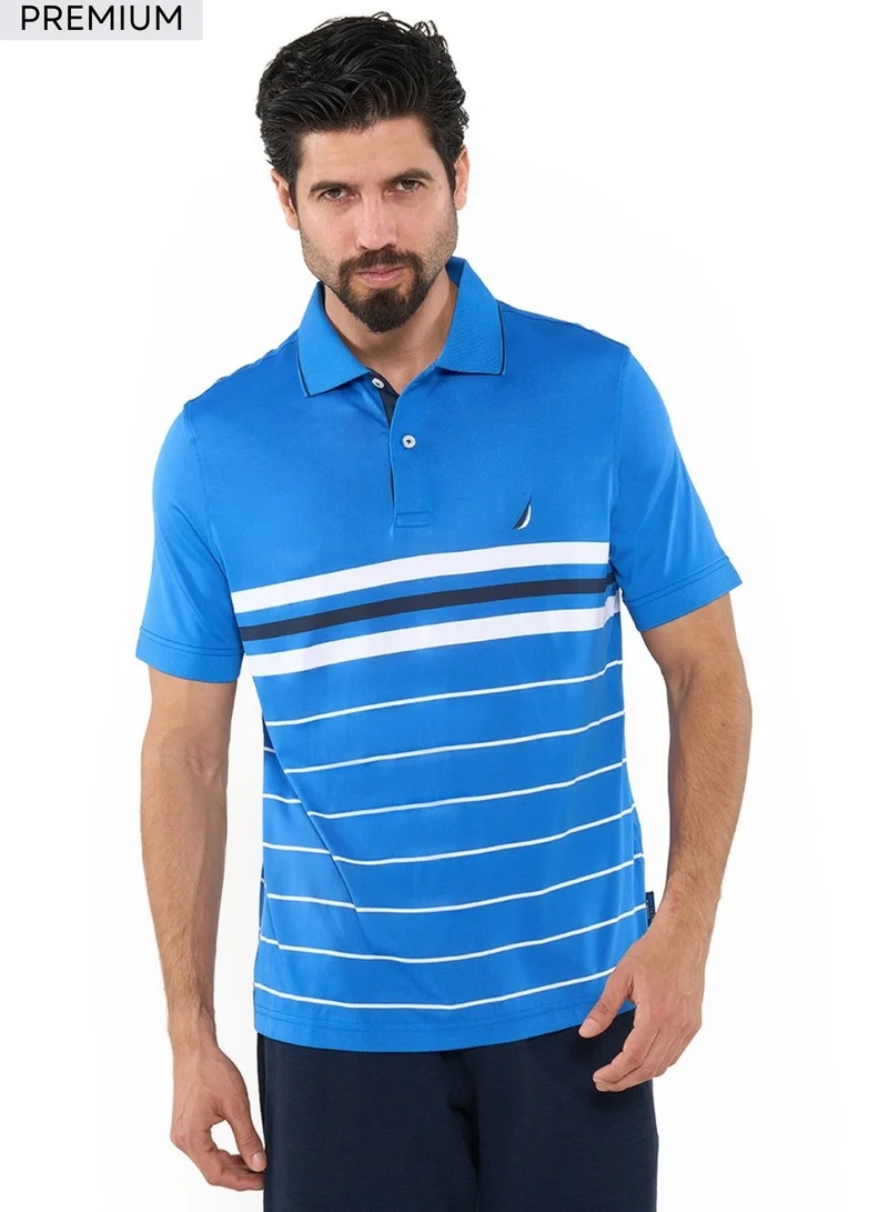 NAUTICA Striped Relaxed Dry-fit Polo Shirt